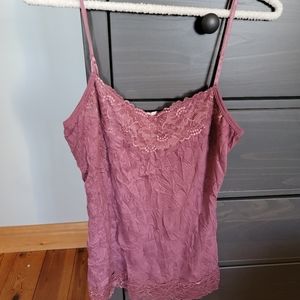 Maurices pink crinkle tank